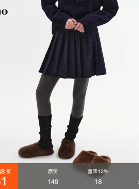 范洛Fano 慵懒复古冬季加绒保暖仿貂绒平底家居外穿拖鞋女2025冬