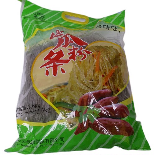 乳山华美三田地瓜粉条包邮