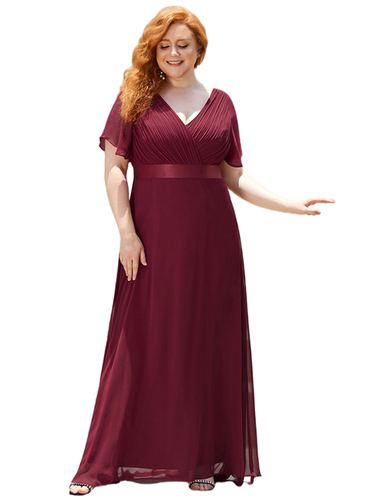 Formaldress雪纺大码伴娘服显瘦