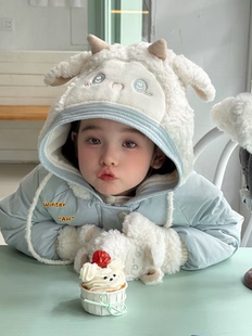 童装 中小童女宝时尚 韩国韩版 新款 卡通保暖羽绒服外套 女童冬款