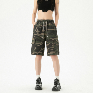 女装类目 迷彩工装短裤男女中性夏季薄美式复古宽松潮GX01P45控68,男装牛仔裤,电商C303A