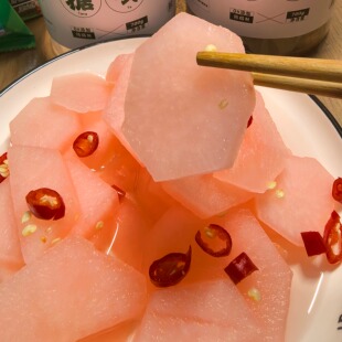 广西特产酸嘢酸辣脆甜  洛神花萝卜酸