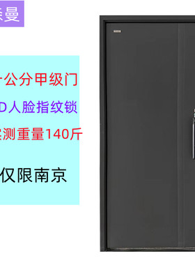 南京包安装十公分甲级门人脸识别指纹密码锁机械锁