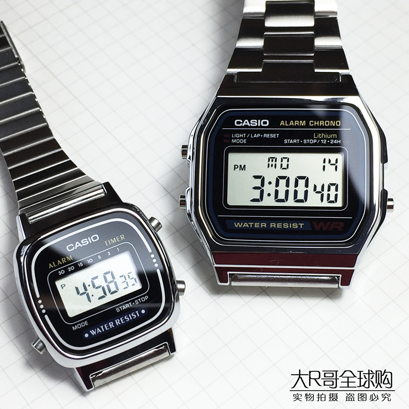 ¡¾ÕýÆ·¡¿¿¨Î÷Å·CASIO A158WA-1JF LA670¸´¹Å¾µäÄÐÅ®Ô˶¯µç×ÓÊÖ±í