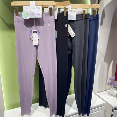 驰色新款8301女士轻体恒暖裤薄绒保暖裤春秋单条秋裤男8801打底裤
