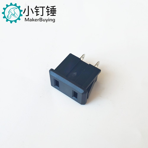 全铜SP-864 两芯AC交流电源插座2孔母座250V/10A