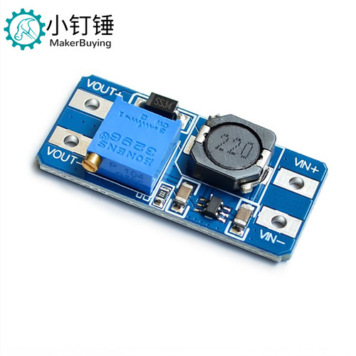 MT3608 2a升压板 DC-DC可调电源模块宽压输入2/24V升5/9/12/28V