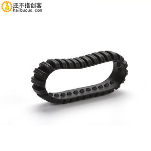 兼容乐高大颗粒积木 45002 工程车套装基础散件 轮带 大履带皮1条