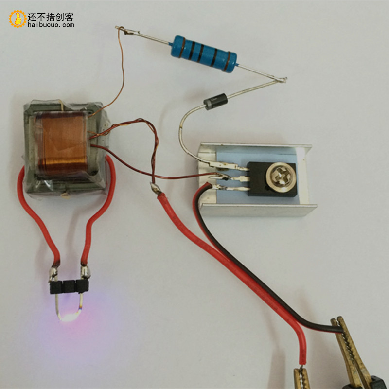 逆变升压高压发生器 电弧点烟点火器线圈模块电子diy小制作套件