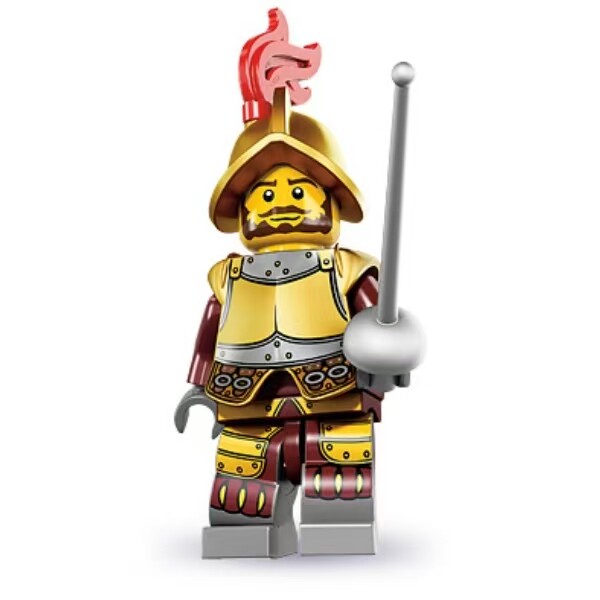 LEGO8833抽抽乐 乐高积木人仔 S8八季 #2 征服者 剑客 原封