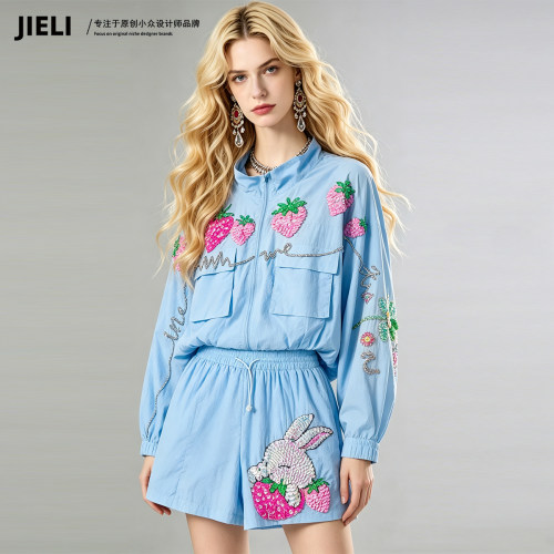 JIE LI/街力小众设计师高级感两件套装女S11081