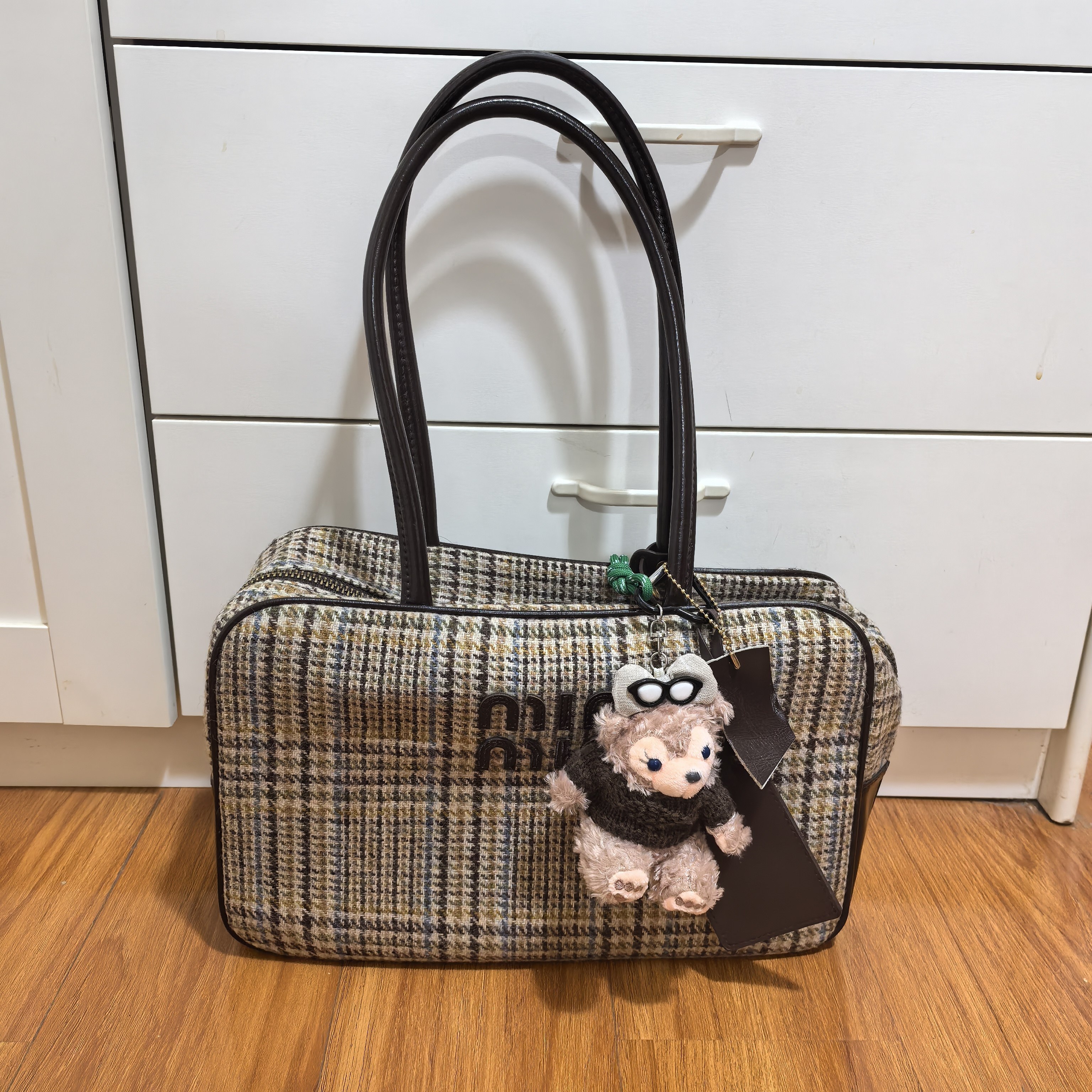 JK波士顿女包手提包单肩包枕头包保龄球包腋下千鸟格包包学院风派,箱包皮具/热销女包/男包,波士顿包,淘宝优惠券,粉丝福利购,淘宝优惠卷