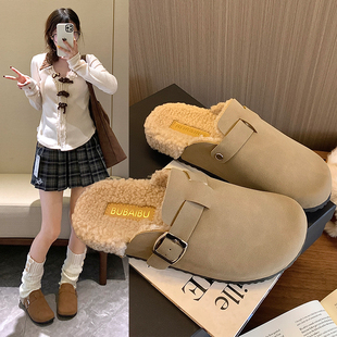 2025年秋冬新款8825-2棉博肯居家棉拖鞋女室