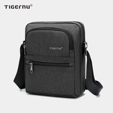 tigernu/泰格奴商务男士公文单肩包时尚休闲挎包运动斜挎包男款