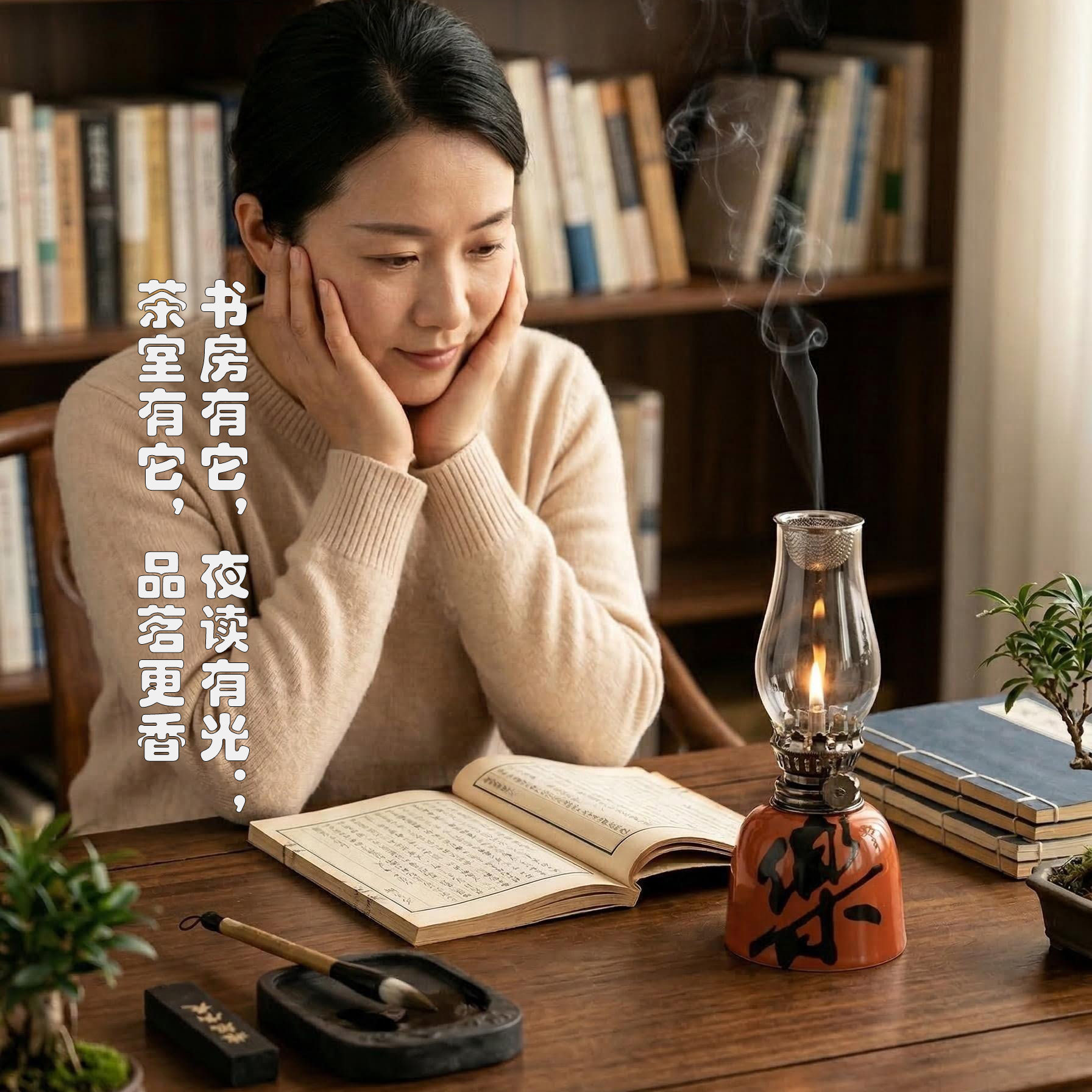隔火熏香炉酥油灯香薰灯图片