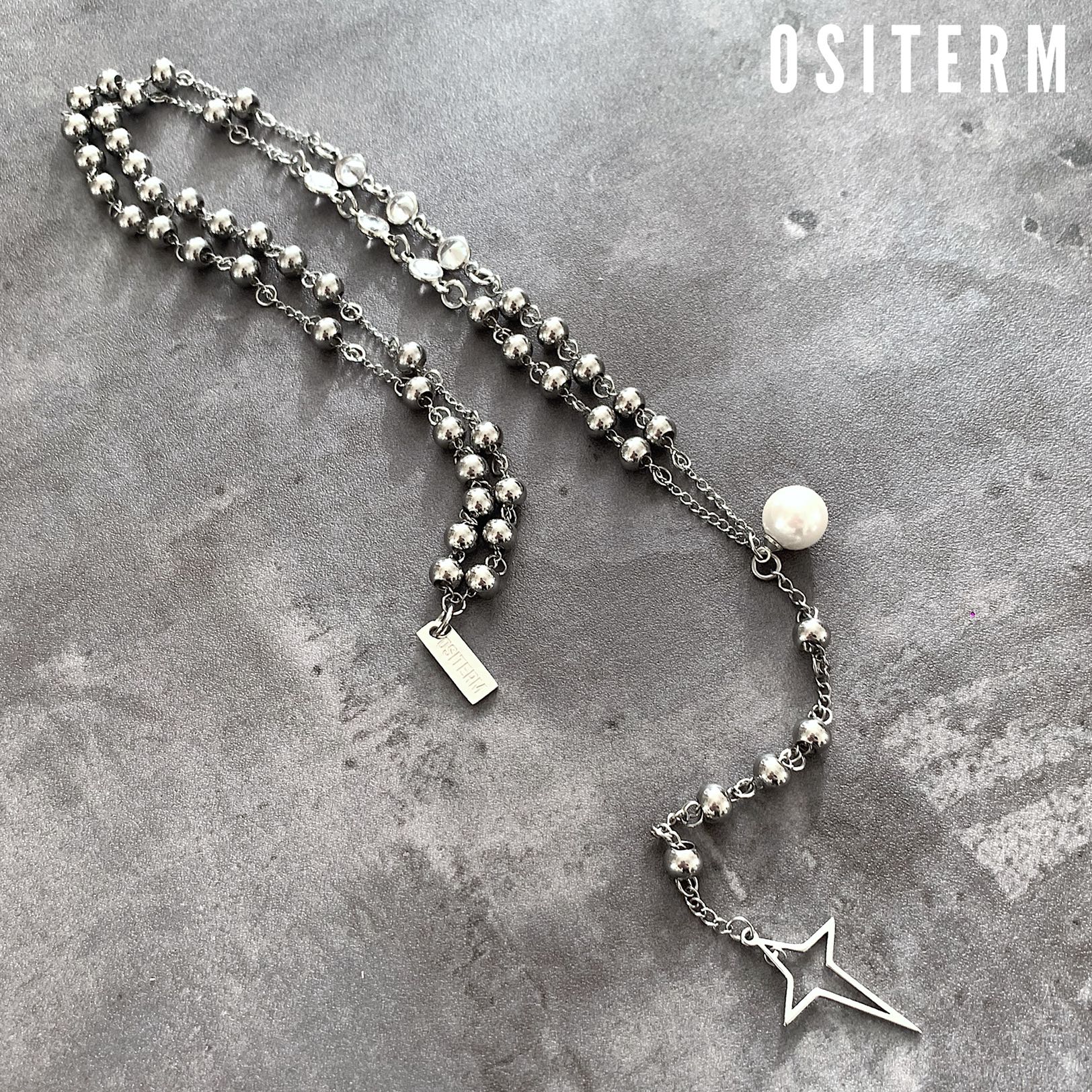ositerm珍珠星芒李永钦长项链