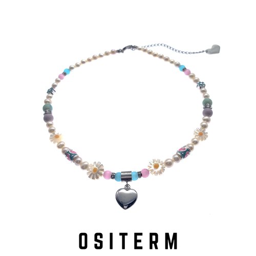 OSITERM官方多元素混搭花朵项链成毅丁程鑫刘耀文同款男女同款
