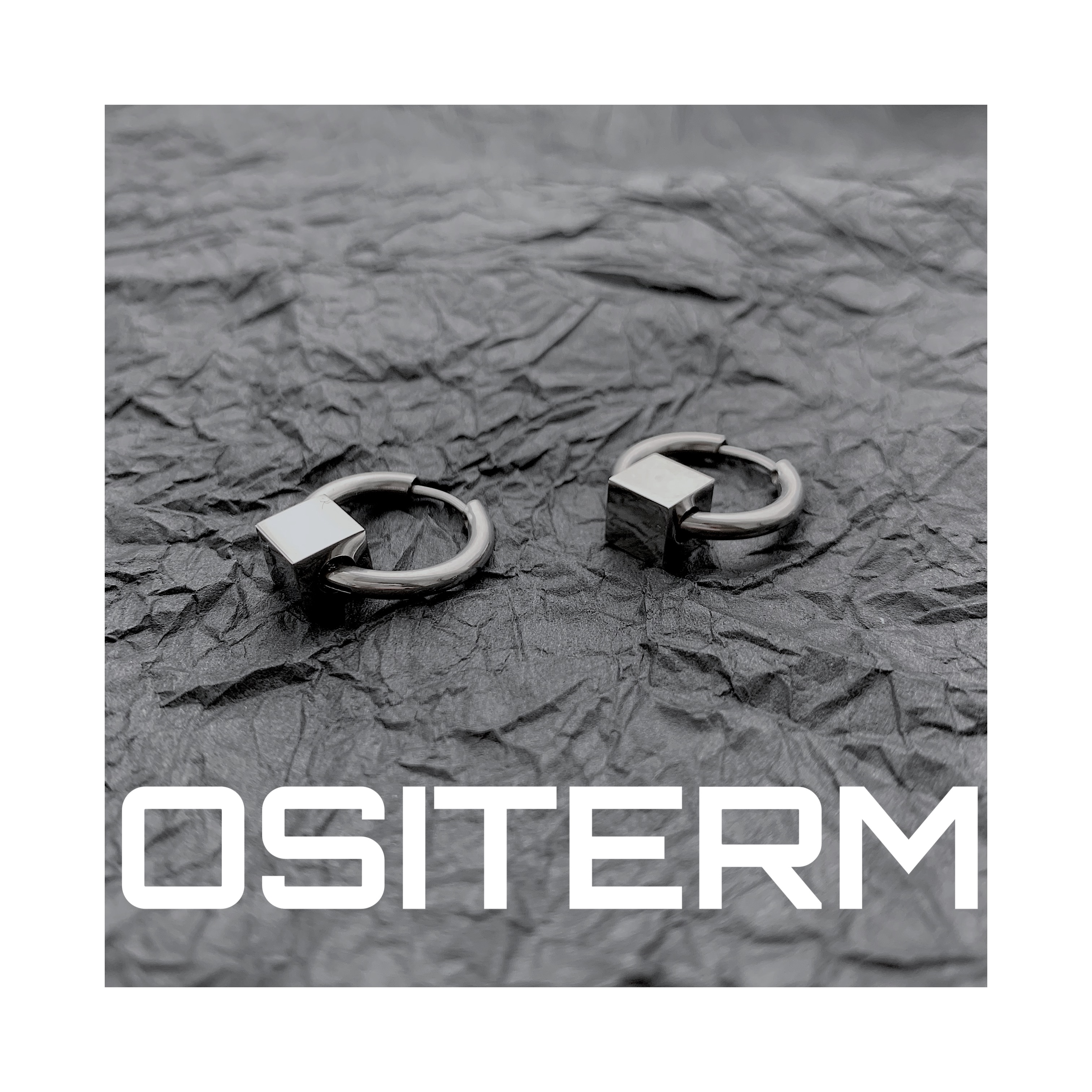 ositerm正方体原创只价同款耳环