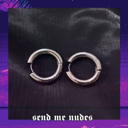 ositerm超大耳圈30mm原创耳环