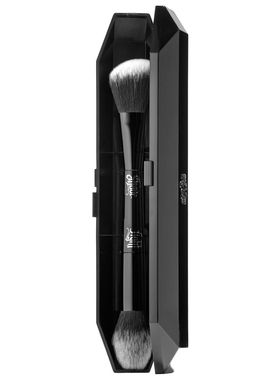 美国代购包邮Kat Von D化妆刷双头眼影刷修容刷KVD小棺材带收纳盒