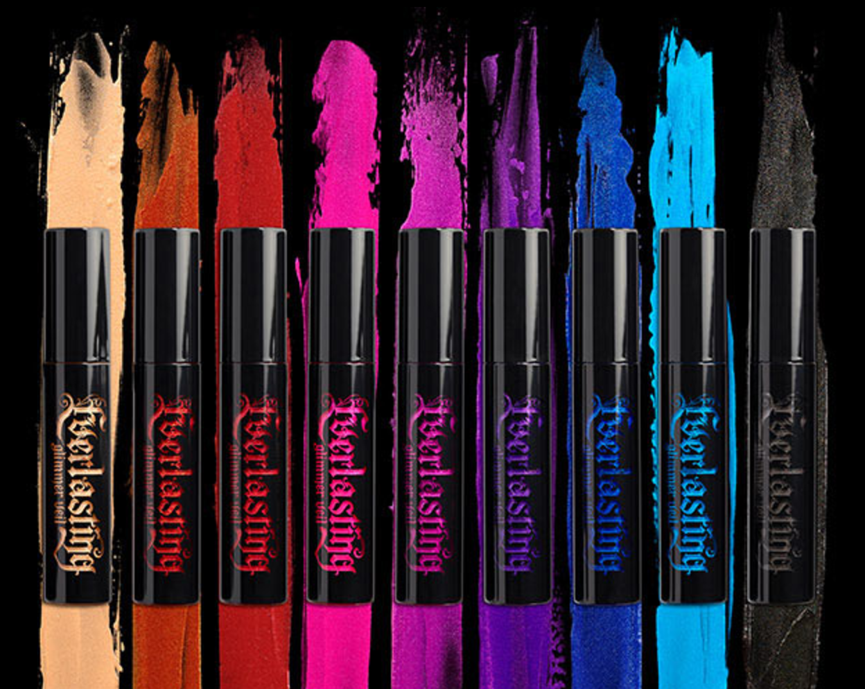 Kat Von D唇釉Everlasting Glimmer Veil蓝紫金KVD带闪Lolita限量