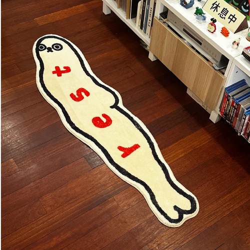 海豹床边毯防滑卧室房间