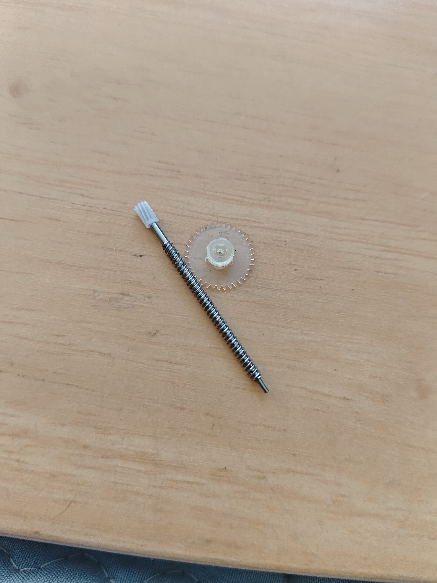 샤프 MD DS70용 기어 세트 (중고, 정품 분해품) 3