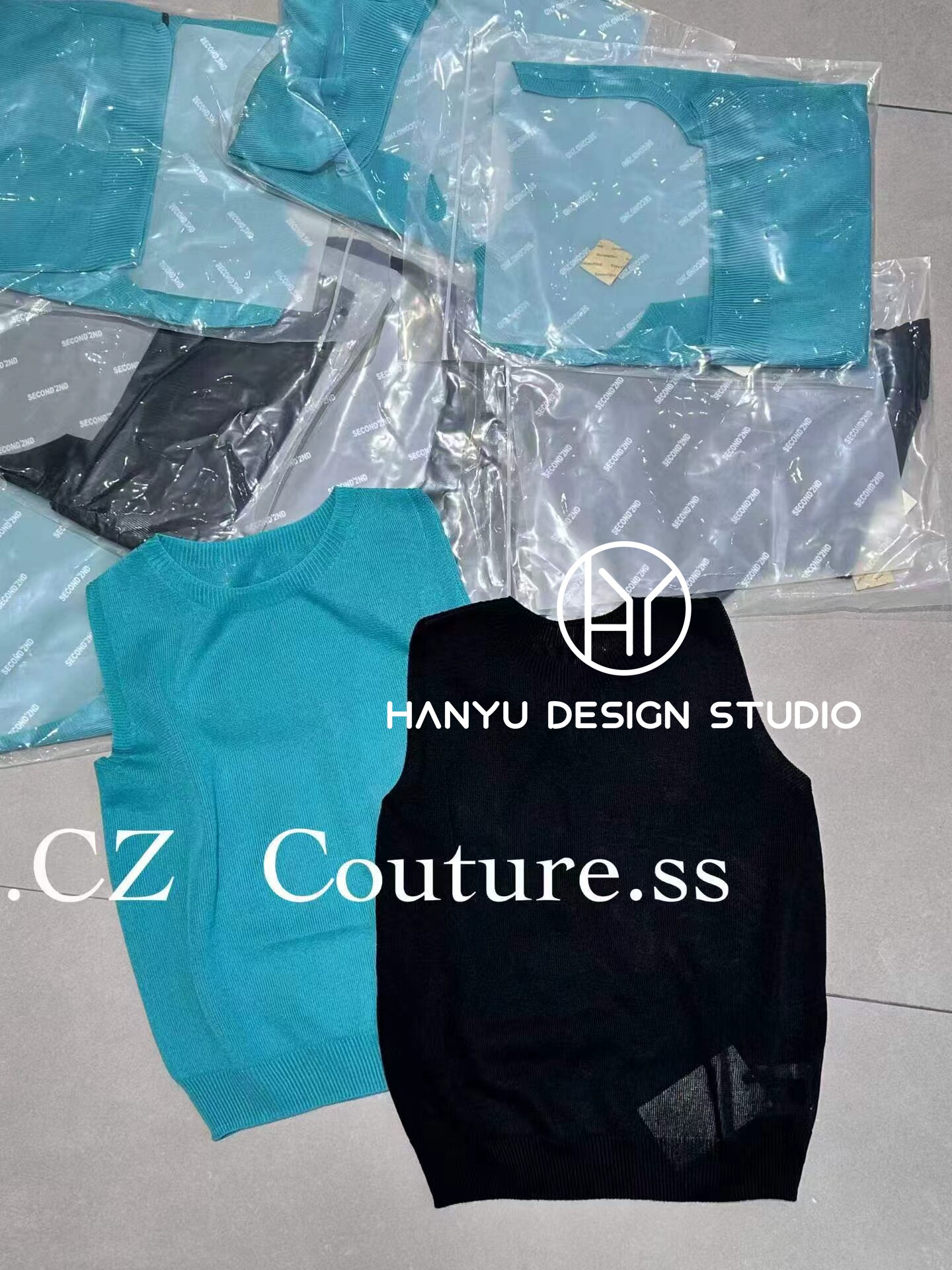 私信询价【韩钰DESIGN】2026夏季新款时尚百搭圆领无袖针织背心女