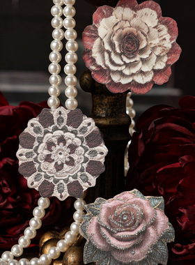 ZABC跨境 锦绣如画系列 贴纸打底手账拼贴素材6款