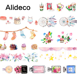 Alideco手账胶带纸创意原创 和纸胶带 DIY 相册装饰 10m MT062