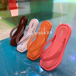 22 巴西Melissa Airbubble梅丽莎人字拖纯色透明日式软底平底