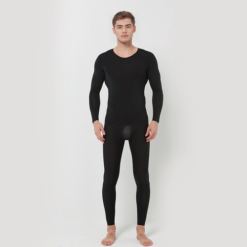 秋裤男士冰丝性感内衣超薄