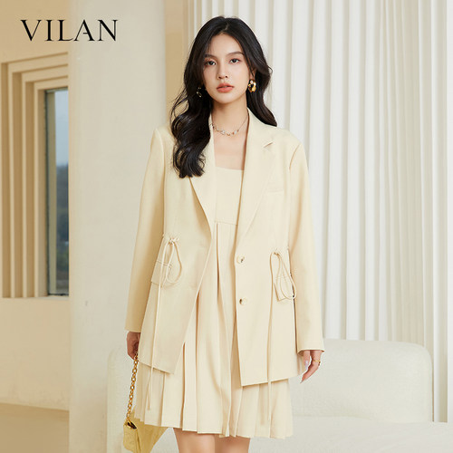 VILAN慧兰气质通勤西服外套女