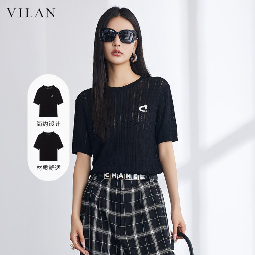 VILAN慧兰通勤针织衫女