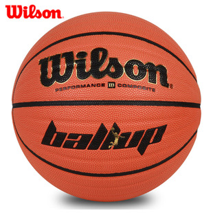 UP蓝球WTB286GV软性吸湿街球 WILSON威尔胜篮球Ball 可乐文体