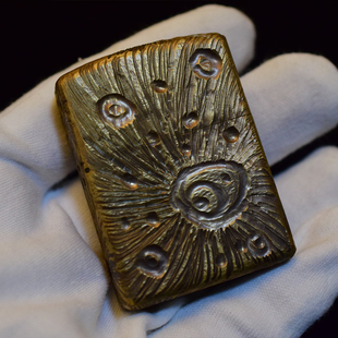 佐罗纯铜手工煤油打火机防风复古个性陨石坑月球收藏送礼送老公