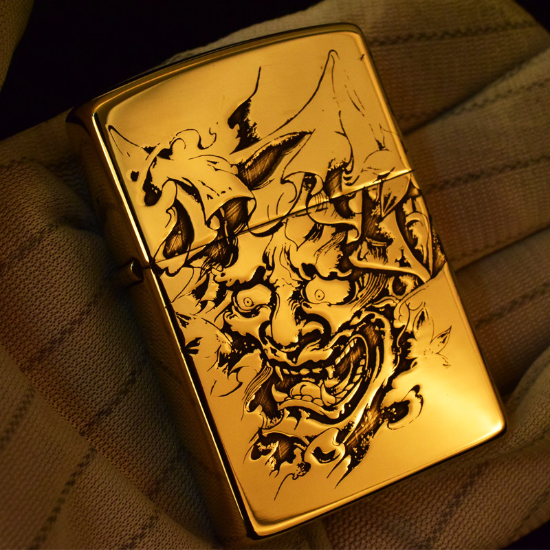 包邮佐罗zorro煤油防风个性复古般若纯铜魔猴打火机刻字定制惊喜