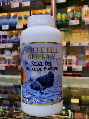 直邮UNCLEBILL标叔海豹油软胶囊