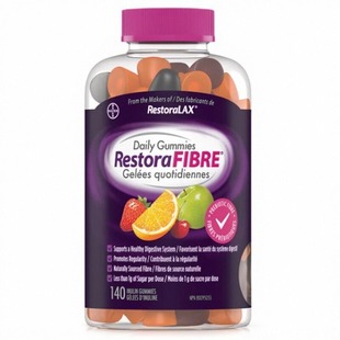 2瓶减10加拿大直邮BAYER Restoralax拜耳大便软化纤维素软糖140粒