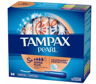 加拿大直邮Tampax丹碧丝导管式内置卫生棉条 S+超大流量36支