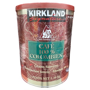 加拿大直邮 Kirkland 科克兰哥伦比亚滤泡式焙炒咖啡粉 1360g