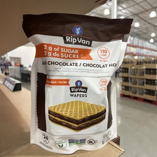Rip 独立包装 Van 24块 528g 迷你威化巧克力夹心饼干 加拿大直邮
