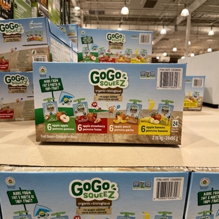 可外带 水果泥宝宝辅食2.16kg可吸实 2盒减10元 加拿大直邮