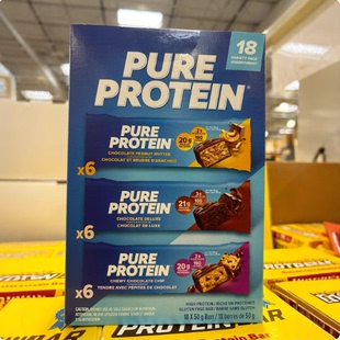 PROTEIN 特價 退款 包裹26年2月加拿大PURE 50g 蛋白棒能量棒18
