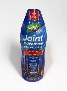 2瓶减10加拿大Nature's Way液体维骨力 氨糖软骨素骨胶原易吸收1L