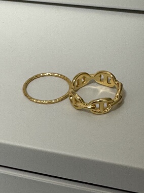 s925纯银猪鼻子戒指女小众设计感高级轻奢食指戒送女友礼物