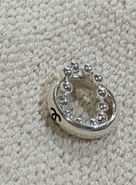 韩国通体纯银小香实心质感简约高级素圈百搭中古复古小众银色戒指