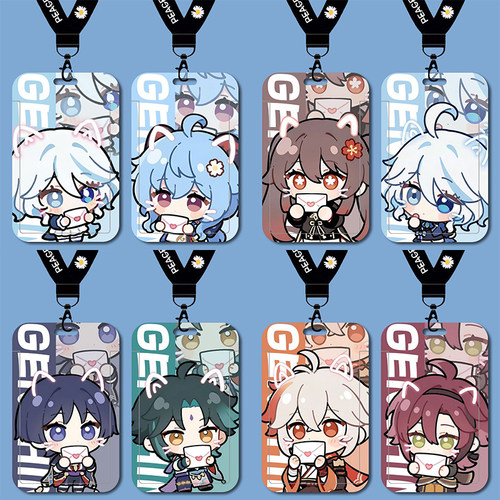 芙宁娜甘雨胡桃散兵魈卡套校园卡