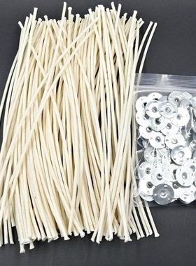 24cm PreWaxed Wicks Candles Handmade DIY Cotton Non-Smoking