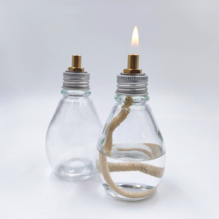 【矿物油灯】玻璃款 煤油香油酥油酒精 煮茶香薰照明供灯 ins摆件